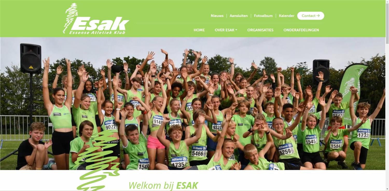 Nieuwe website online